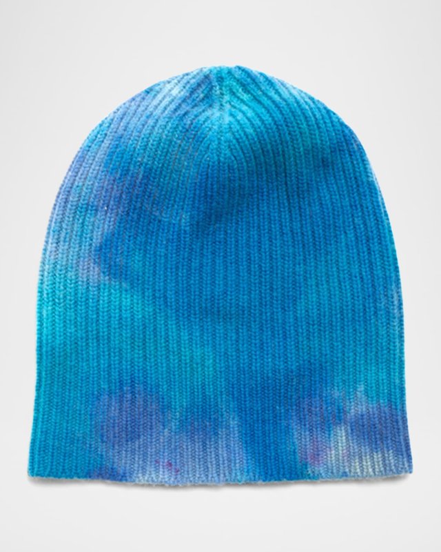Tie Dye Cashmere-Wool Beanie